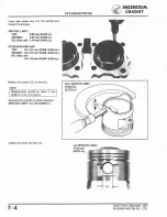 Предварительный просмотр 75 страницы Honda 1978 CB400A Shop Manual