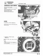 Предварительный просмотр 84 страницы Honda 1978 CB400A Shop Manual