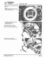 Предварительный просмотр 90 страницы Honda 1978 CB400A Shop Manual