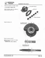 Предварительный просмотр 108 страницы Honda 1978 CB400A Shop Manual