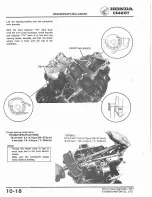 Предварительный просмотр 121 страницы Honda 1978 CB400A Shop Manual