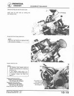 Предварительный просмотр 122 страницы Honda 1978 CB400A Shop Manual