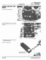 Предварительный просмотр 129 страницы Honda 1978 CB400A Shop Manual