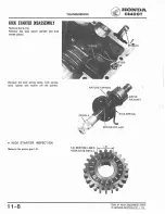 Предварительный просмотр 131 страницы Honda 1978 CB400A Shop Manual