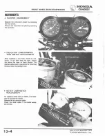 Предварительный просмотр 141 страницы Honda 1978 CB400A Shop Manual