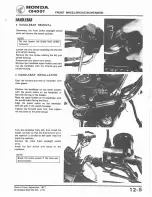 Предварительный просмотр 142 страницы Honda 1978 CB400A Shop Manual