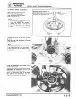 Предварительный просмотр 146 страницы Honda 1978 CB400A Shop Manual