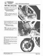 Предварительный просмотр 148 страницы Honda 1978 CB400A Shop Manual