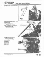 Предварительный просмотр 158 страницы Honda 1978 CB400A Shop Manual