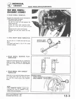 Предварительный просмотр 162 страницы Honda 1978 CB400A Shop Manual