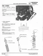 Предварительный просмотр 167 страницы Honda 1978 CB400A Shop Manual