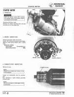 Предварительный просмотр 195 страницы Honda 1978 CB400A Shop Manual