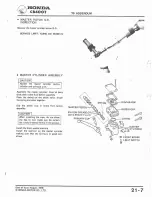 Предварительный просмотр 222 страницы Honda 1978 CB400A Shop Manual