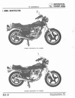 Предварительный просмотр 225 страницы Honda 1978 CB400A Shop Manual