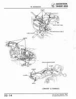 Предварительный просмотр 237 страницы Honda 1978 CB400A Shop Manual