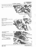 Предварительный просмотр 267 страницы Honda 1978 CB400A Shop Manual