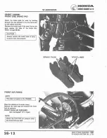 Предварительный просмотр 297 страницы Honda 1978 CB400A Shop Manual