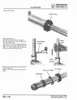 Предварительный просмотр 301 страницы Honda 1978 CB400A Shop Manual