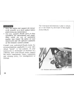 Предварительный просмотр 44 страницы Honda 1978 XL250S Owner'S Manual