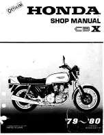 Honda 1979 CBX Shop Manual предпросмотр