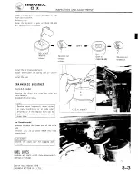 Предварительный просмотр 27 страницы Honda 1979 CBX Shop Manual