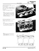 Предварительный просмотр 65 страницы Honda 1979 CBX Shop Manual