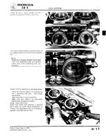 Предварительный просмотр 66 страницы Honda 1979 CBX Shop Manual