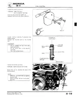 Предварительный просмотр 68 страницы Honda 1979 CBX Shop Manual