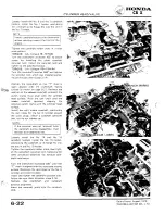 Предварительный просмотр 106 страницы Honda 1979 CBX Shop Manual