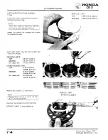 Предварительный просмотр 114 страницы Honda 1979 CBX Shop Manual