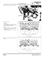 Предварительный просмотр 118 страницы Honda 1979 CBX Shop Manual