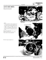 Предварительный просмотр 122 страницы Honda 1979 CBX Shop Manual