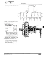 Предварительный просмотр 147 страницы Honda 1979 CBX Shop Manual