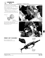 Предварительный просмотр 167 страницы Honda 1979 CBX Shop Manual