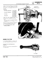 Предварительный просмотр 174 страницы Honda 1979 CBX Shop Manual