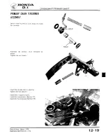 Предварительный просмотр 183 страницы Honda 1979 CBX Shop Manual