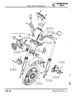 Предварительный просмотр 184 страницы Honda 1979 CBX Shop Manual