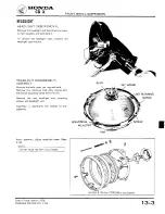 Предварительный просмотр 187 страницы Honda 1979 CBX Shop Manual