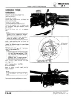 Предварительный просмотр 192 страницы Honda 1979 CBX Shop Manual