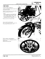 Предварительный просмотр 198 страницы Honda 1979 CBX Shop Manual