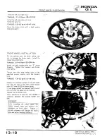 Предварительный просмотр 202 страницы Honda 1979 CBX Shop Manual