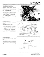 Предварительный просмотр 204 страницы Honda 1979 CBX Shop Manual