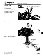 Предварительный просмотр 209 страницы Honda 1979 CBX Shop Manual