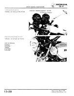 Предварительный просмотр 212 страницы Honda 1979 CBX Shop Manual