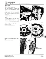 Предварительный просмотр 217 страницы Honda 1979 CBX Shop Manual