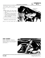 Предварительный просмотр 222 страницы Honda 1979 CBX Shop Manual