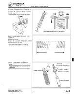 Предварительный просмотр 223 страницы Honda 1979 CBX Shop Manual