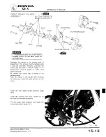 Предварительный просмотр 239 страницы Honda 1979 CBX Shop Manual