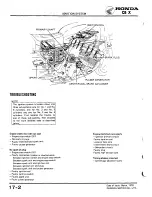 Предварительный просмотр 262 страницы Honda 1979 CBX Shop Manual