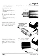 Предварительный просмотр 270 страницы Honda 1979 CBX Shop Manual